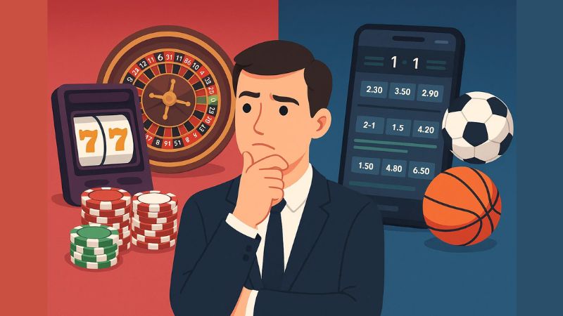 Comparativa entre bonos de casino y apuestas deportivas en línea